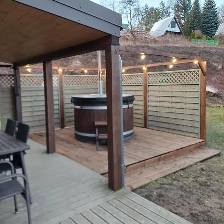 Ostrzycki Las Domki Nad Jeziorem -Balia-Sauna-Prywatny Pomost Pierszczewo Esterno foto