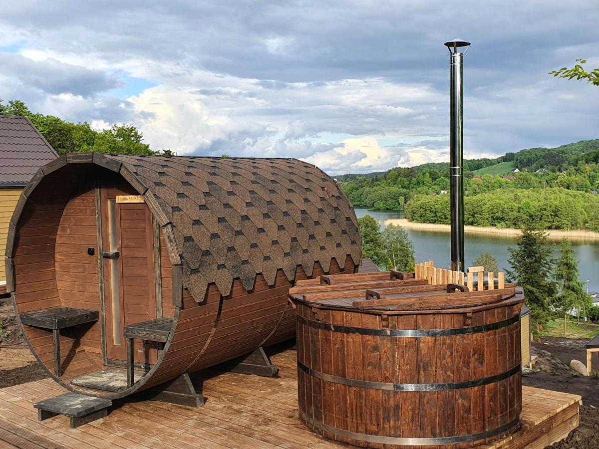 Holiday home Ostrzycki Nad Jeziorem -balia-sauna-prywatny Pomost