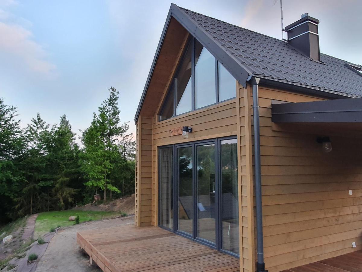 Ferienhaus Ostrzycki Nad Jeziorem -balia-sauna-prywatny Pomost *