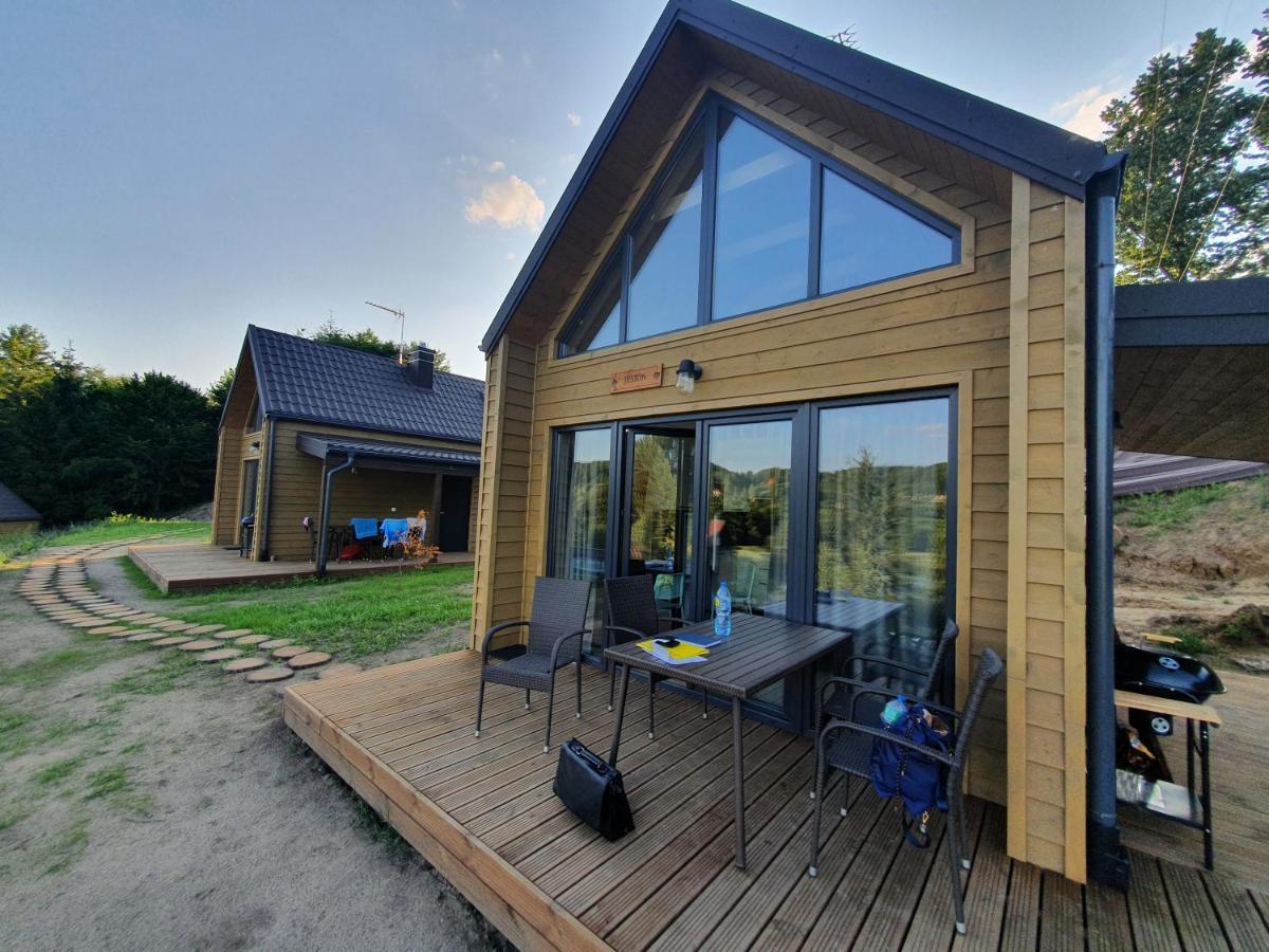 Ferienhaus Ostrzycki Nad Jeziorem -balia-sauna-prywatny Pomost *