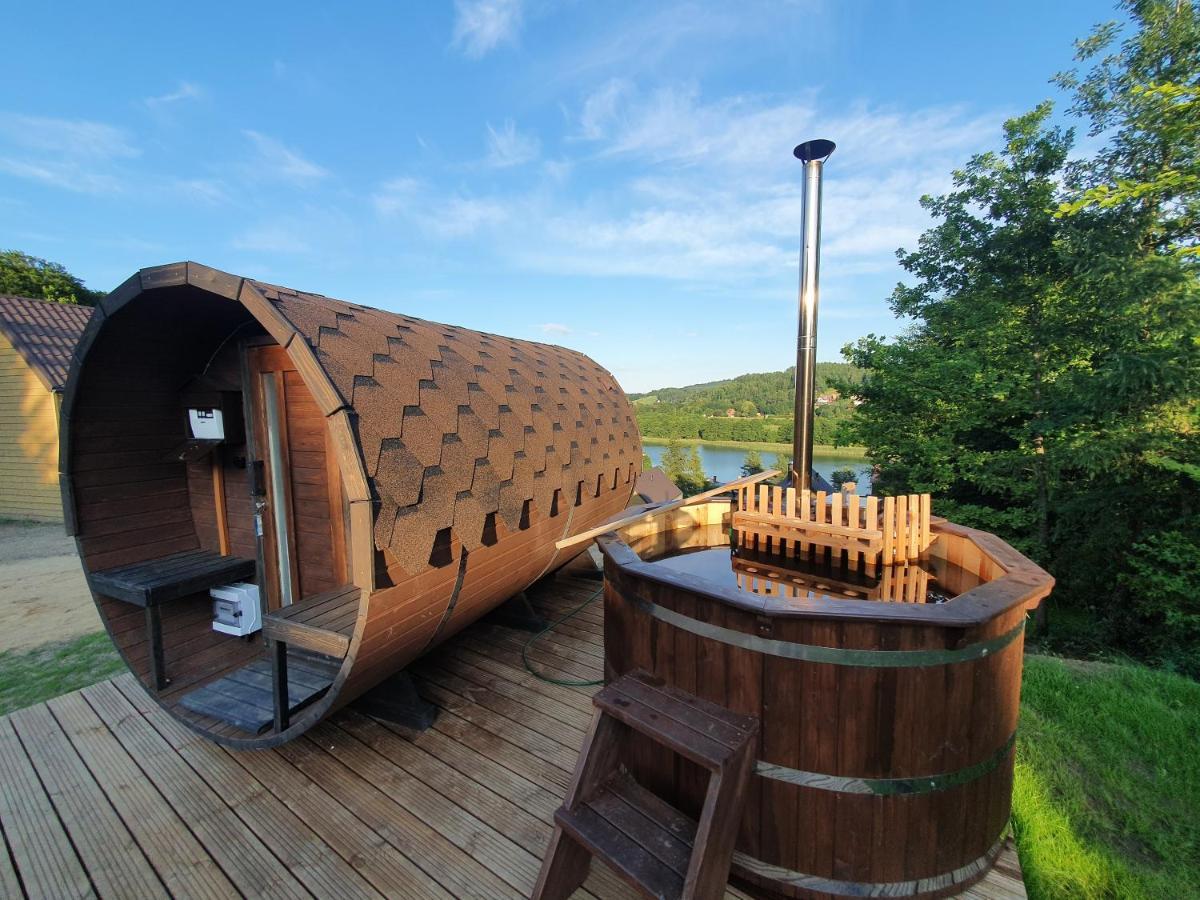 Ferienhaus Ostrzycki Nad Jeziorem -balia-sauna-prywatny Pomost Pierszczewo