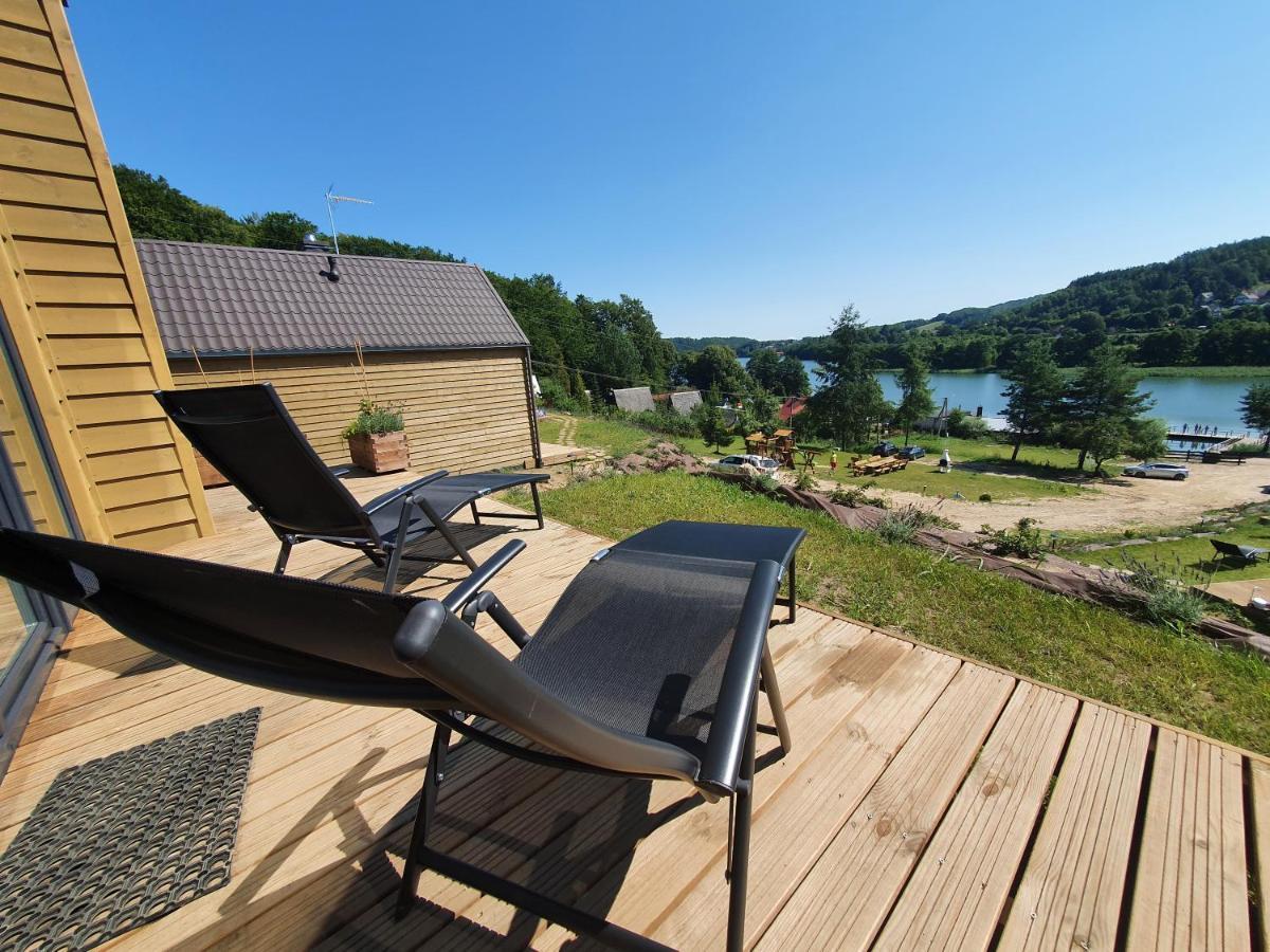 Ostrzycki Nad Jeziorem -balia-sauna-prywatny Pomost Ferienhaus *